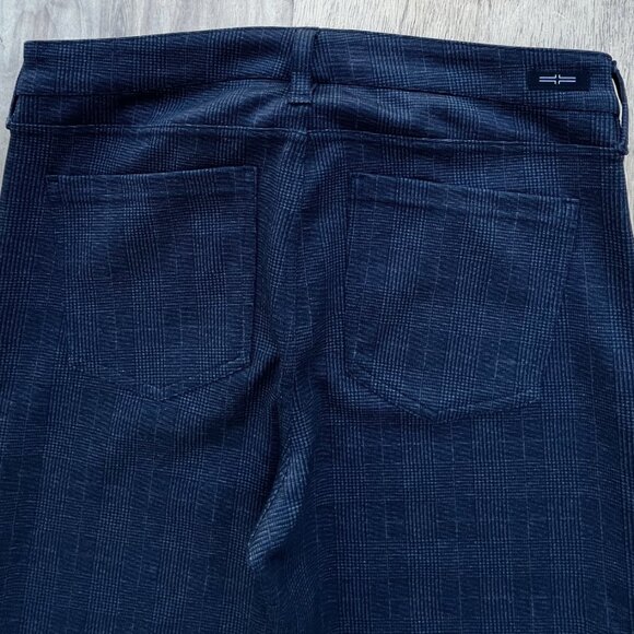 LIVERPOOL PLAID CROPPED DRESS PANTS WOMEN’S 14/32 Petite Gray High Rise Stretch - Picture 6 of 15